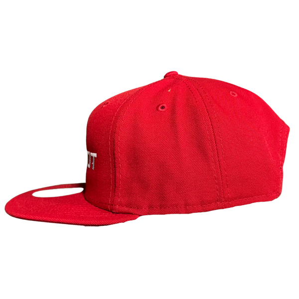 Trixshot Snapback Flat Billed Adult Hat RED Trixshot Snapback Flat Billed Adult Hat RED